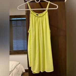 GAP Yellow Tank Top with Braided Edges